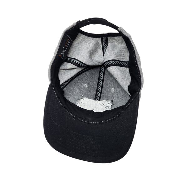 Hooey Leather American Flag Logo Trucker Hat Adjustable Strap Gray One Size - Picture 6 of 8